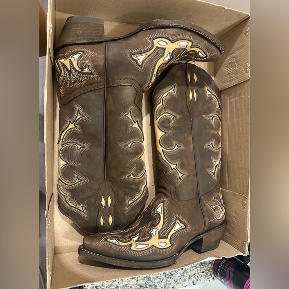 WOMEN’s PECOS BILL COWBOY BOOTS (8.5) - Picture 3 of 9